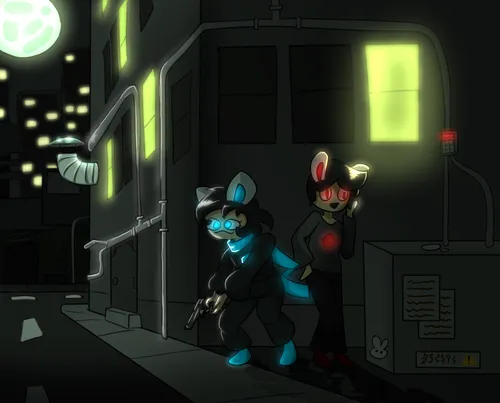 Animus and Sparky by cherrydutchie Animus and Sparky by cherrydutchie